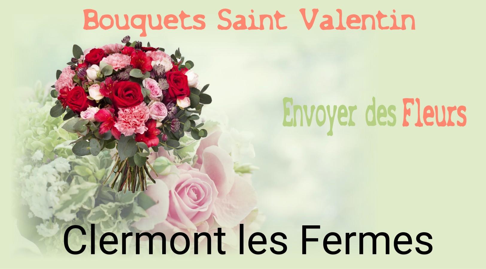 Roses de Saint-Valentin livrées à Clermont-les-Fermes
